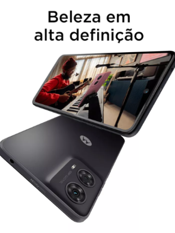 Smartphone Motorola Moto G24 128gb 4gb 6,6” Hd+ Android 14 4GLite Dual Sim Grafite